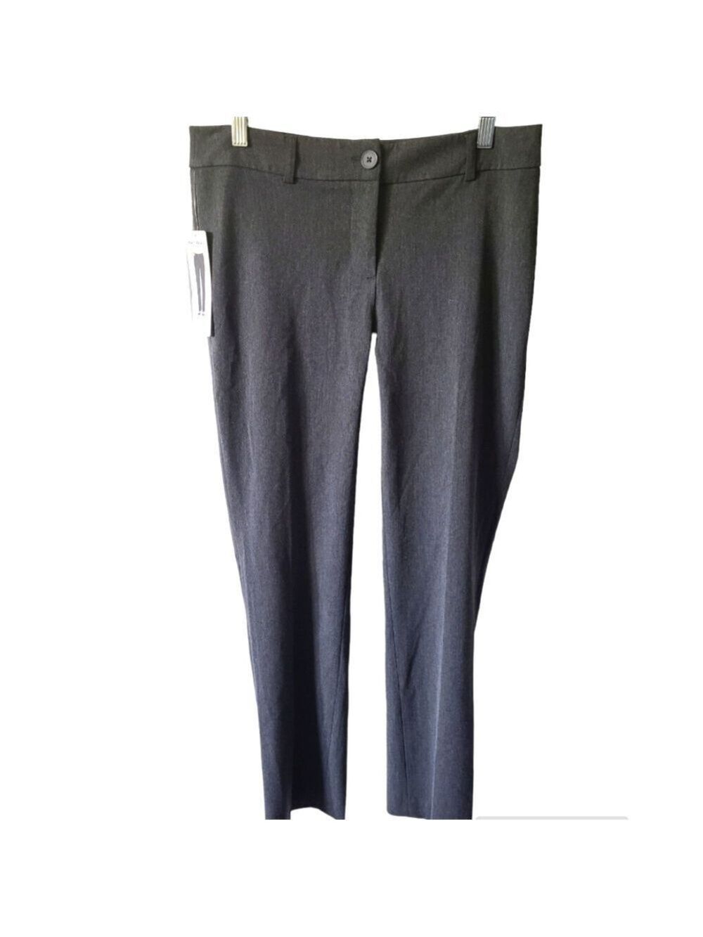 HILARY RADLEY Gray Straight Leg Dress Pants Size 6 NWT